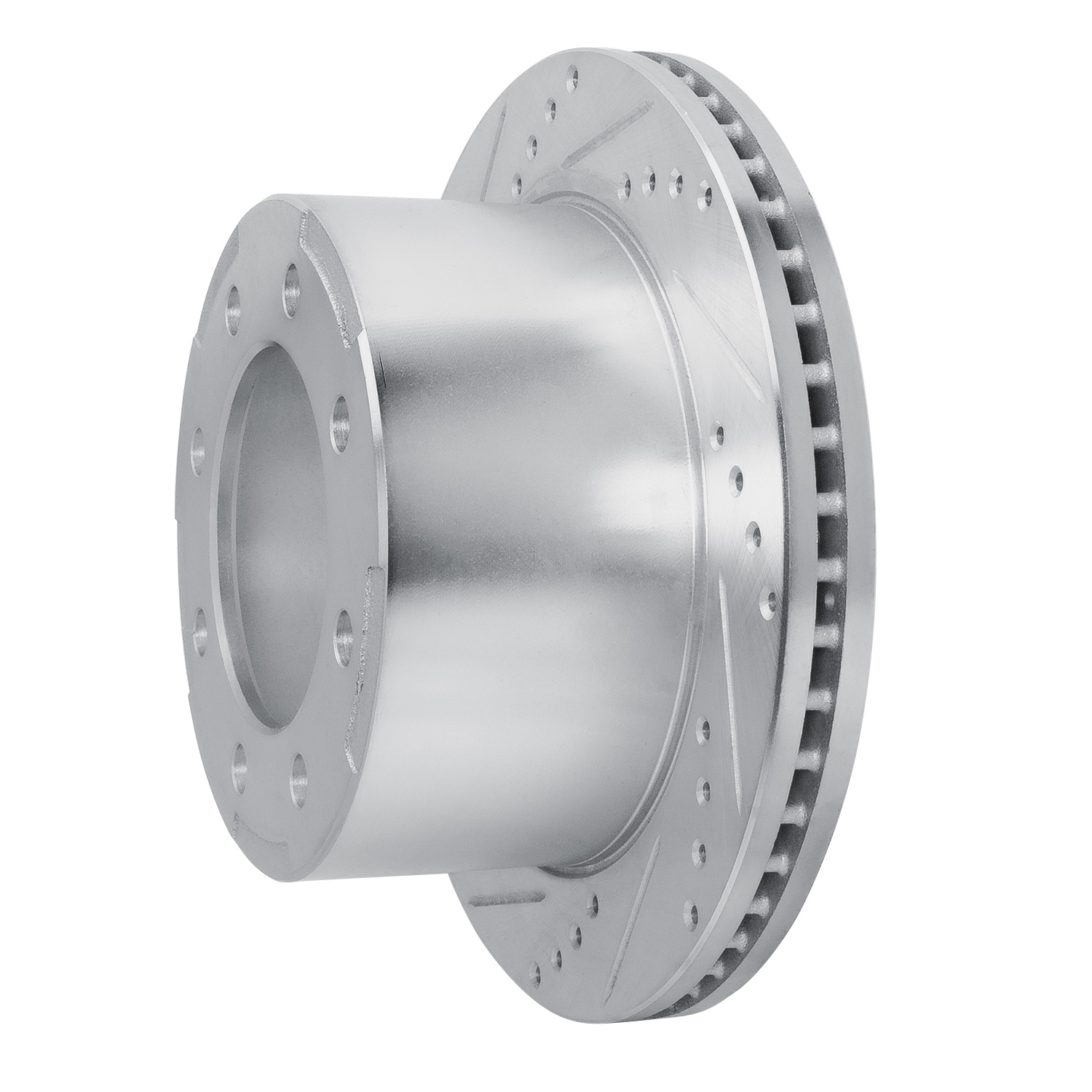 2002 Chevrolet Silverado 3500 LT Silver Performance Drilled/Slotted Rotors