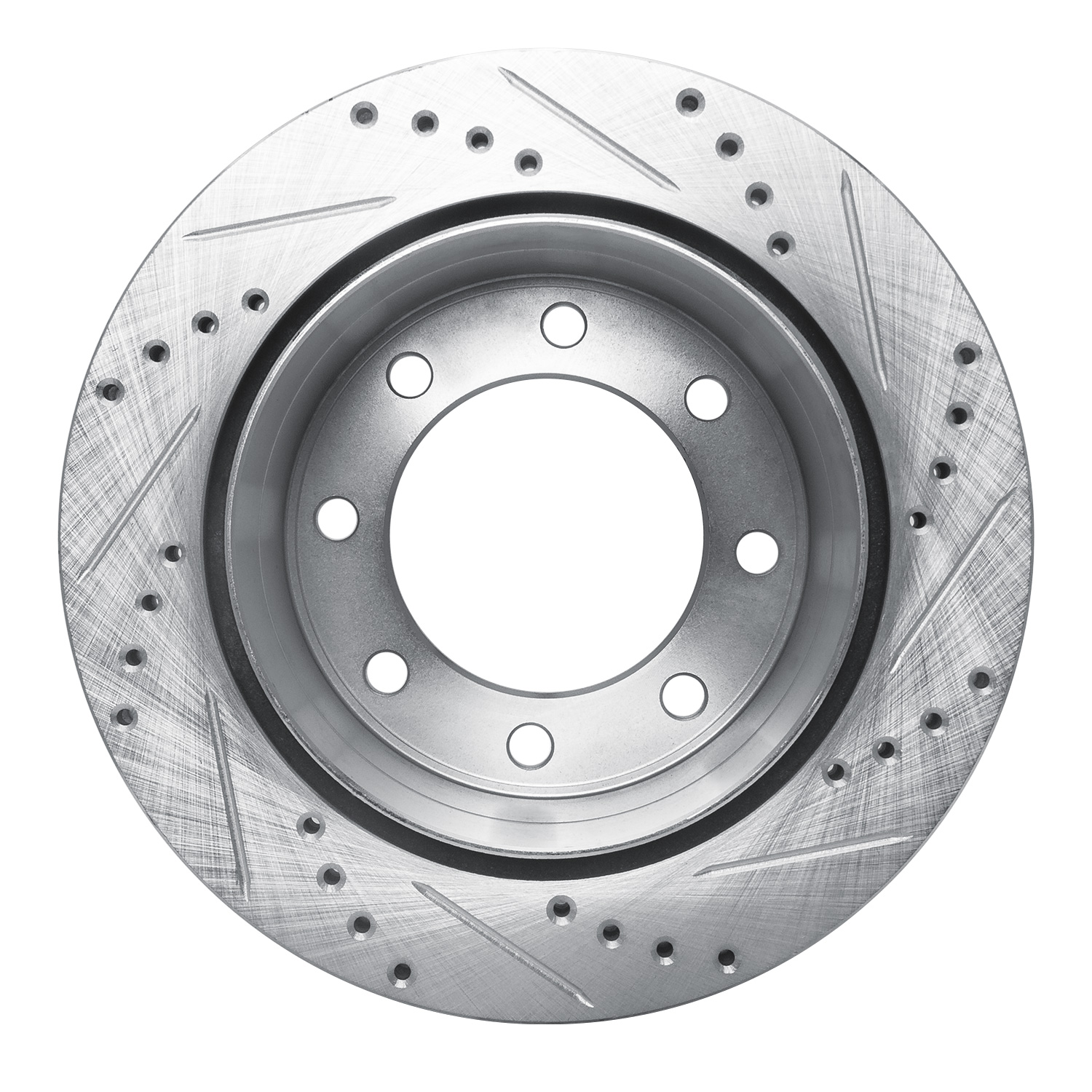 2002 Chevrolet Silverado 3500 LT Silver Performance Drilled/Slotted Rotors