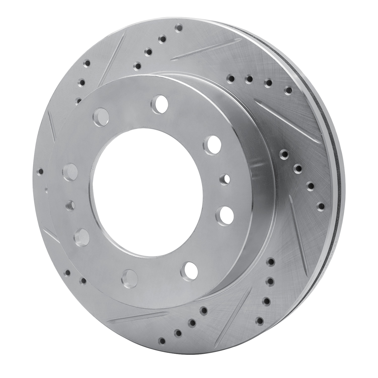 2002 Chevrolet Silverado 3500 LS Silver Performance Drilled/Slotted Rotors