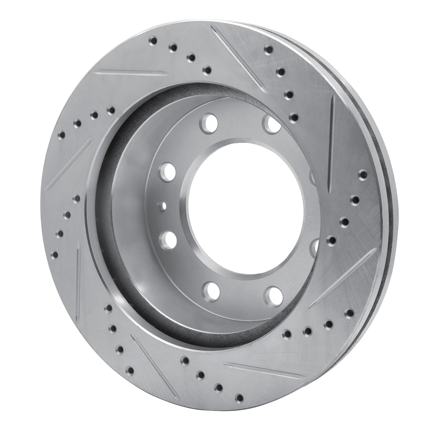 2002 Chevrolet Silverado 3500 LS Silver Performance Drilled/Slotted Rotors