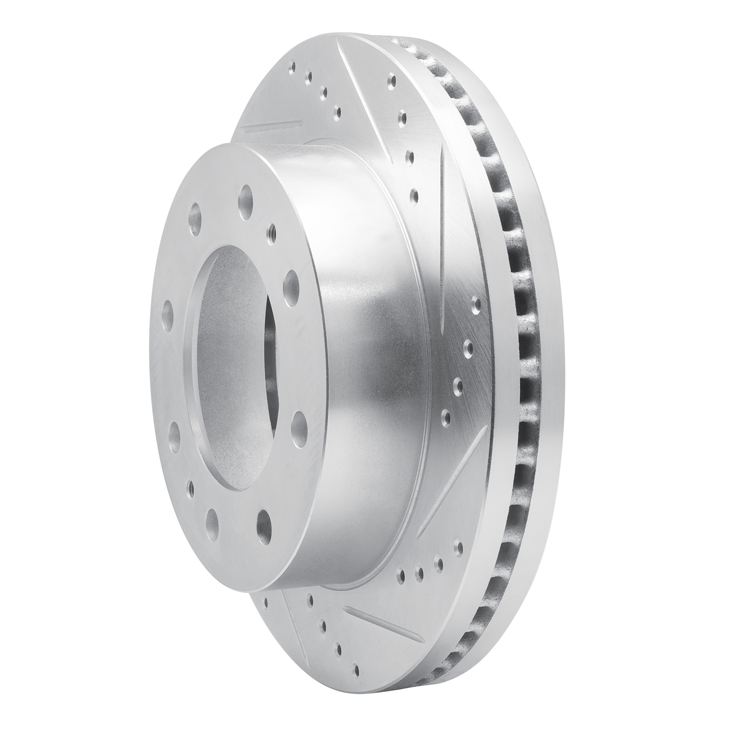 2002 Chevrolet Silverado 3500 LT Silver Performance Drilled/Slotted Rotors
