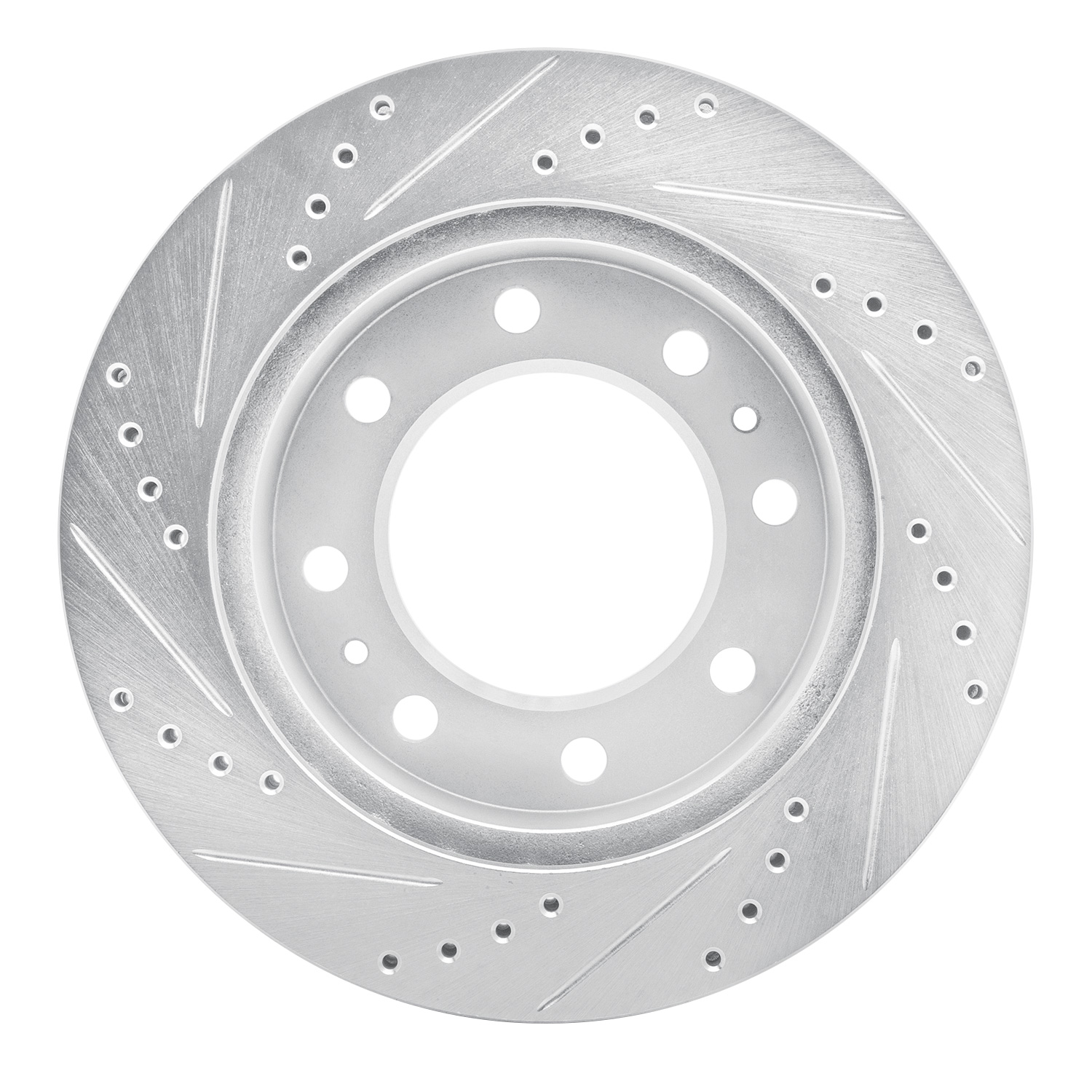 2002 Chevrolet Silverado 3500 LT Silver Performance Drilled/Slotted Rotors