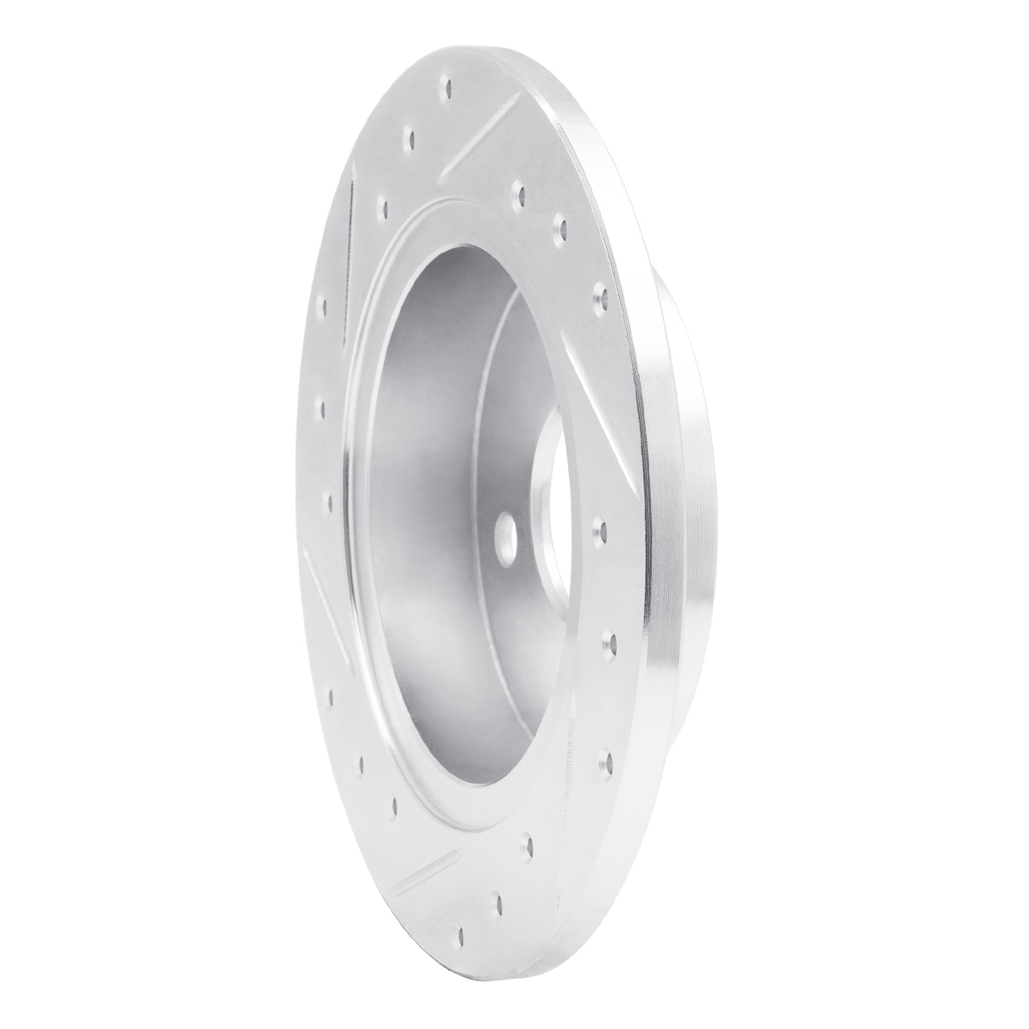 1991 Saturn SL1 Base Silver Performance Drilled/Slotted Rotors