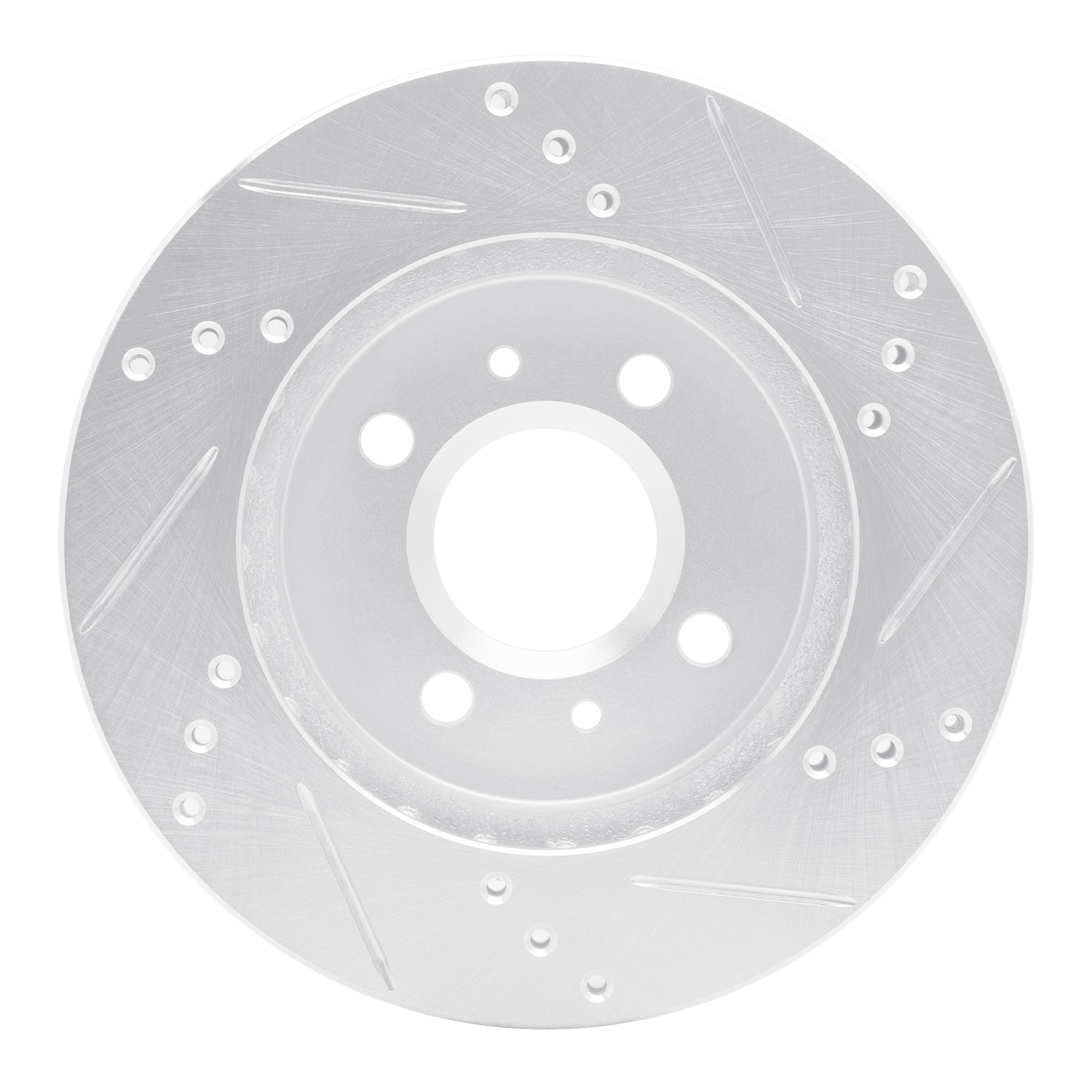 1993 Saturn SC2 Base Silver Performance Drilled/Slotted Rotors