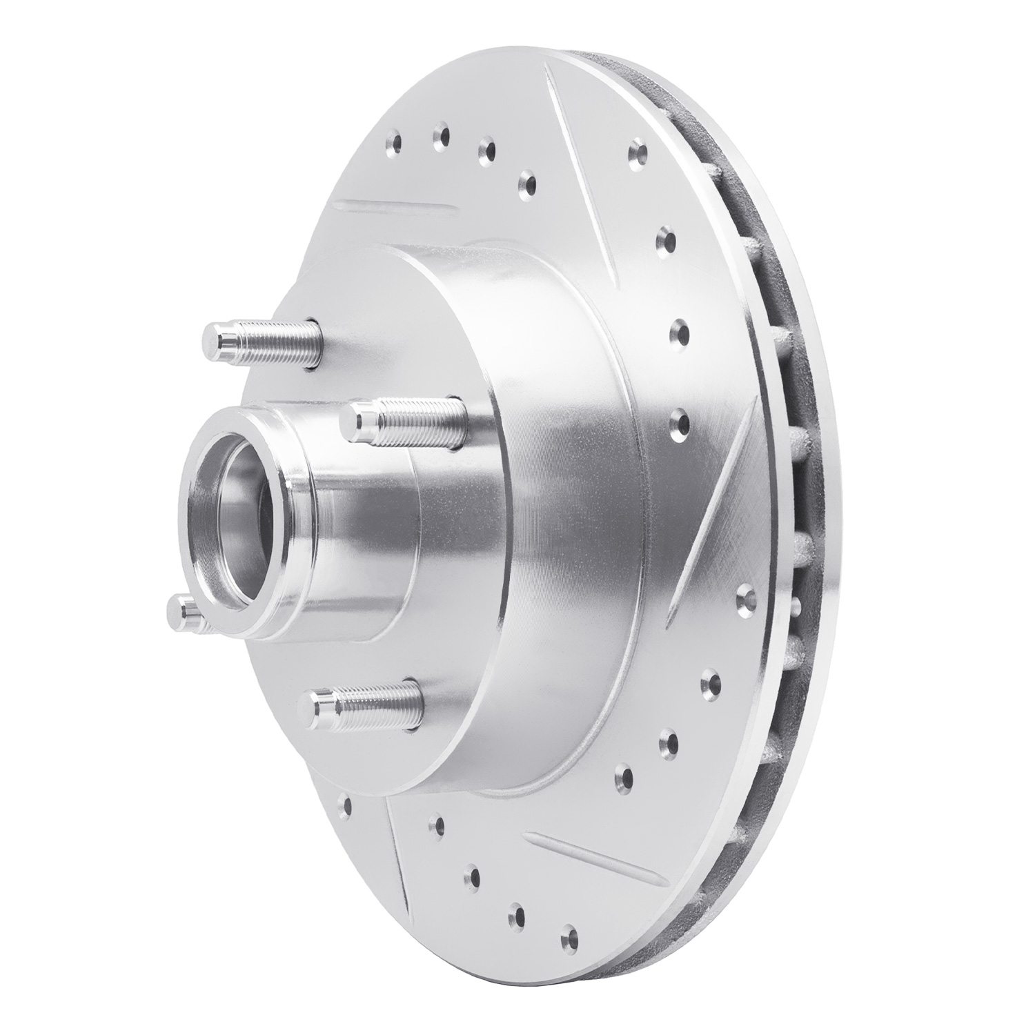 1978 Ford Fairmont Futura Silver Performance Drilled/Slotted Rotors