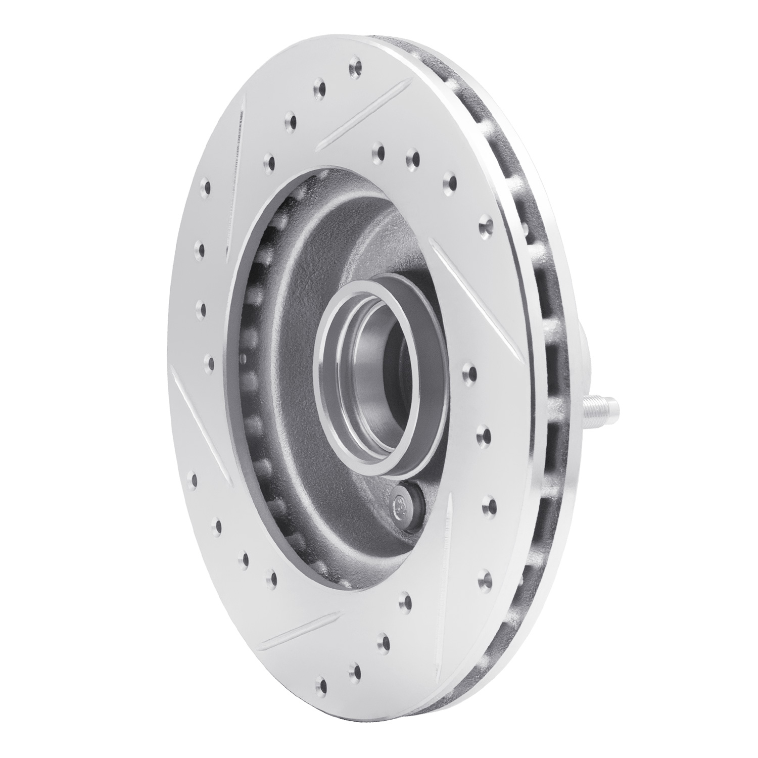 1978 Ford Fairmont Futura Silver Performance Drilled/Slotted Rotors