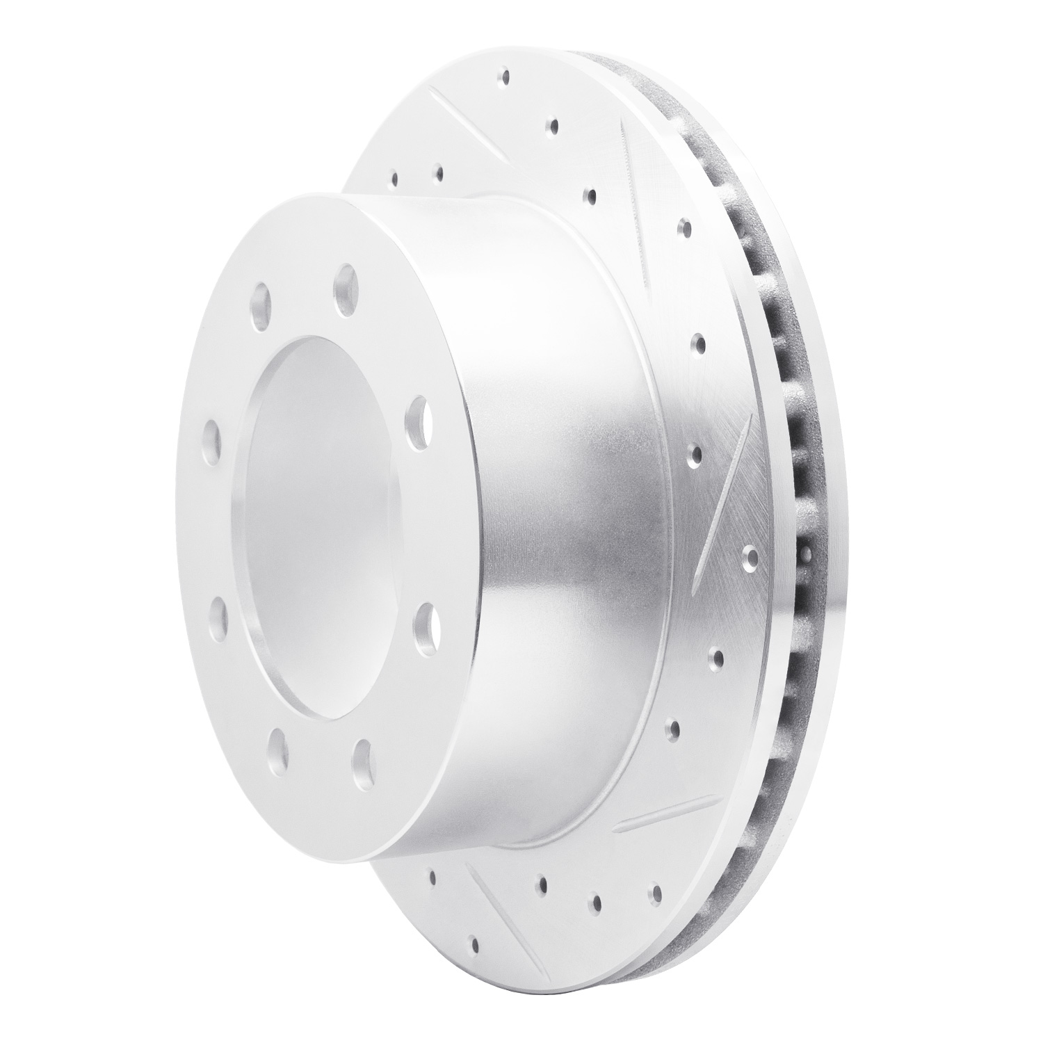 2007 Ford E-250 Base Silver Performance Drilled/Slotted Rotors