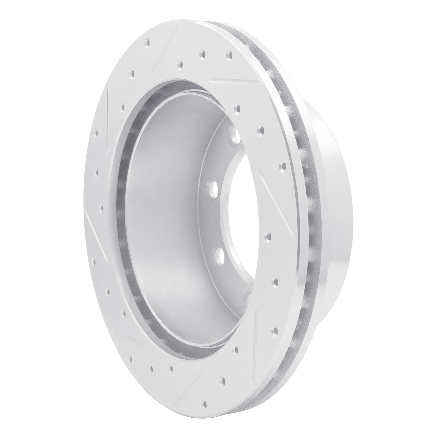 2007 Ford E-250 Base Silver Performance Drilled/Slotted Rotors