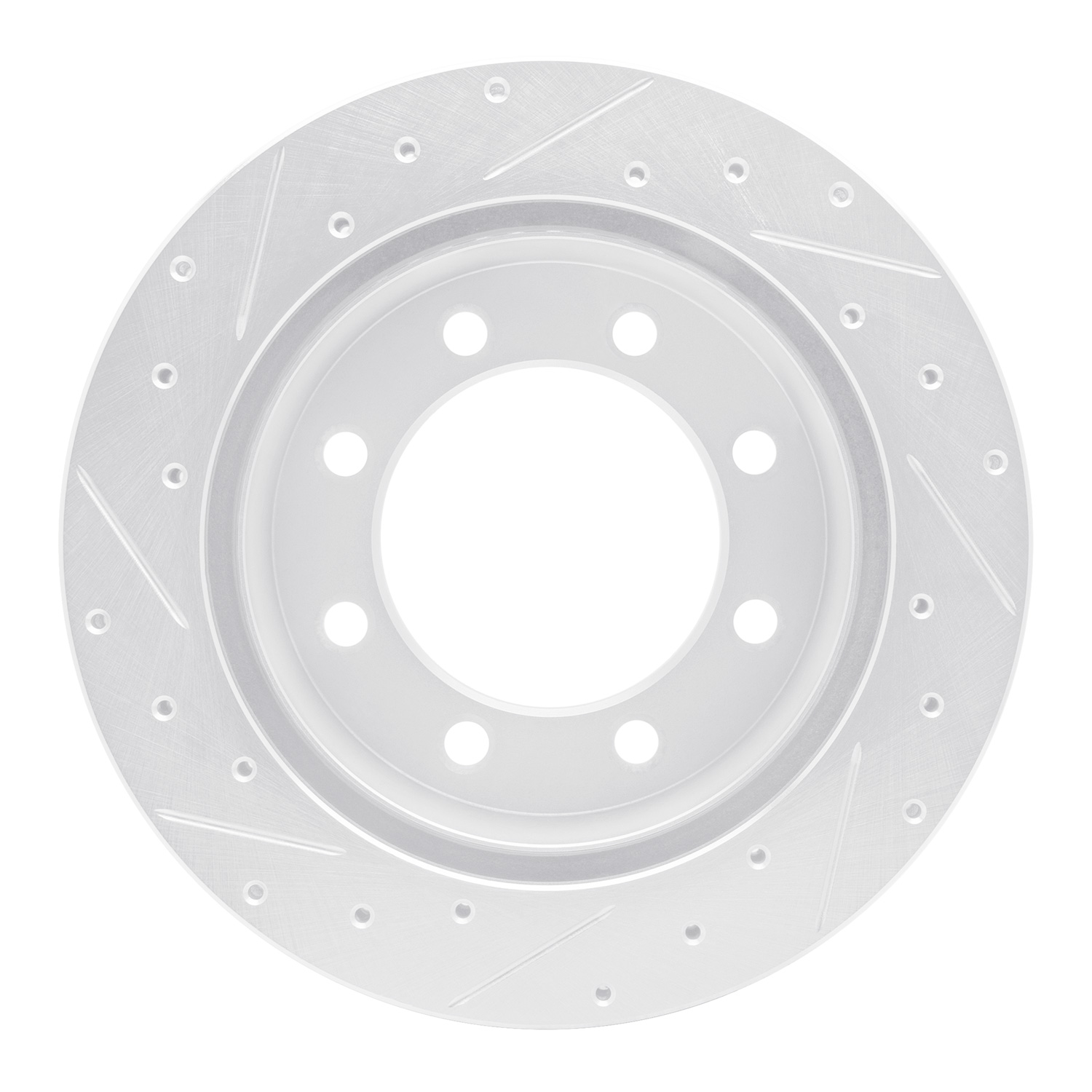 2007 Ford E-250 Base Silver Performance Drilled/Slotted Rotors