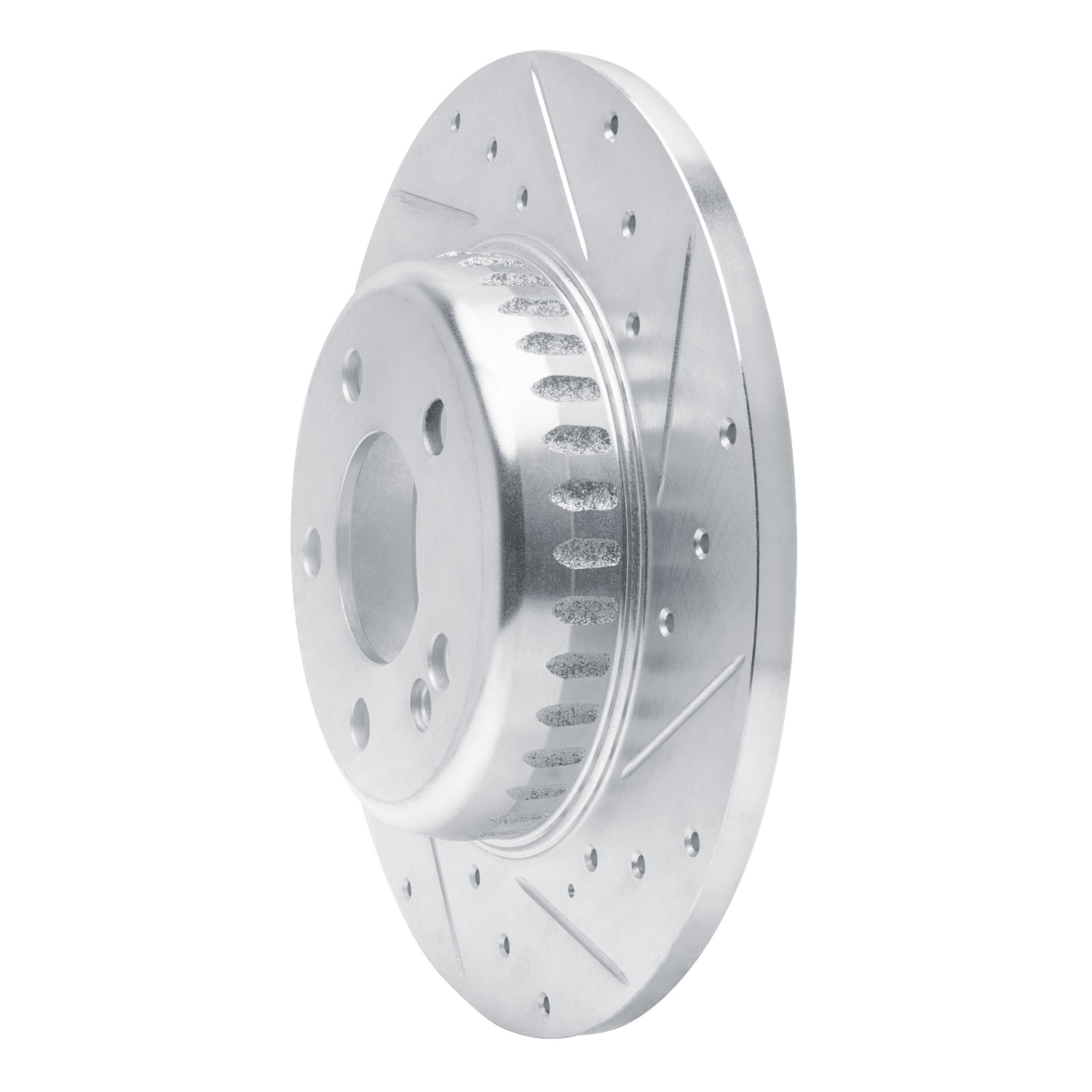 2013 Mercedes-Benz C180 Base Silver Performance Drilled/Slotted Rotors