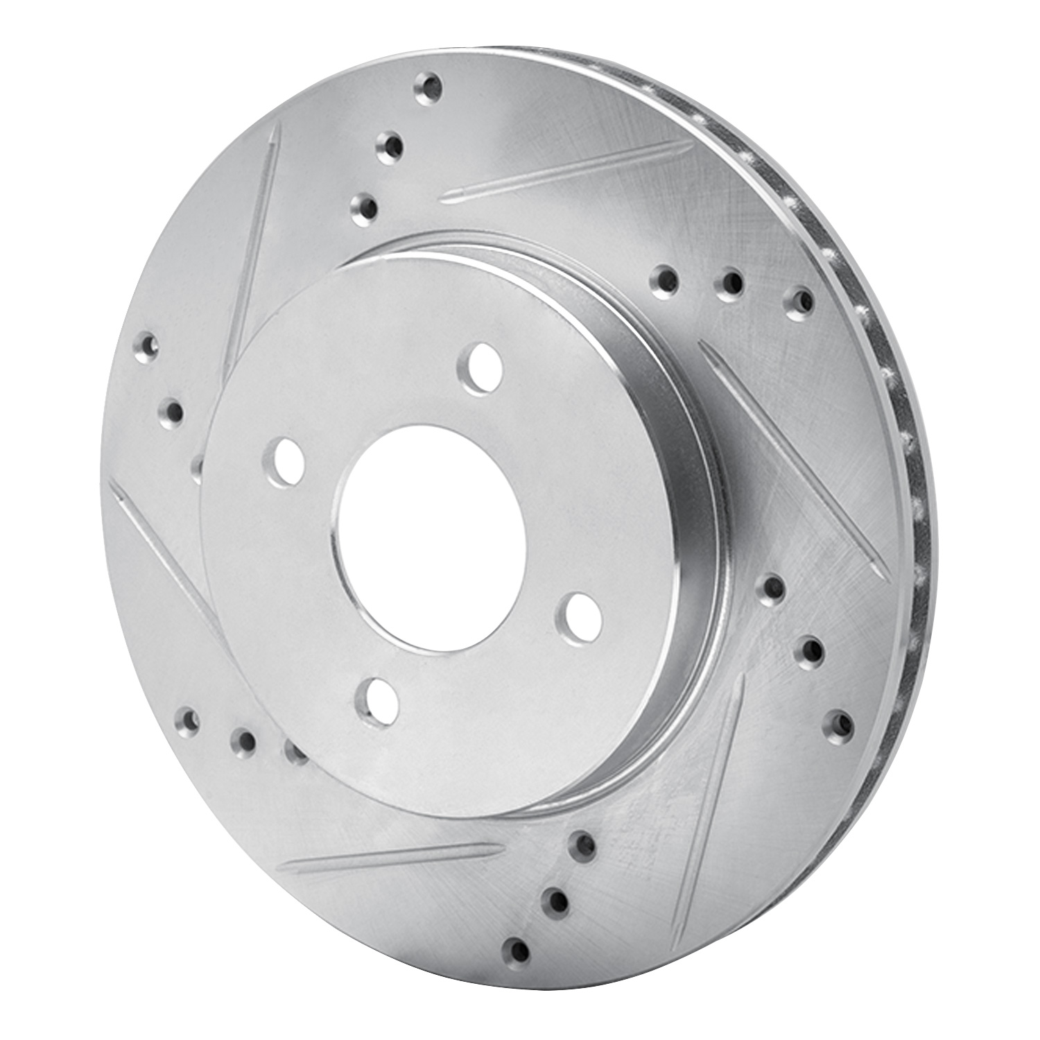 2020 Nissan March SR Silver Performance Drilled/Slotted Rotors