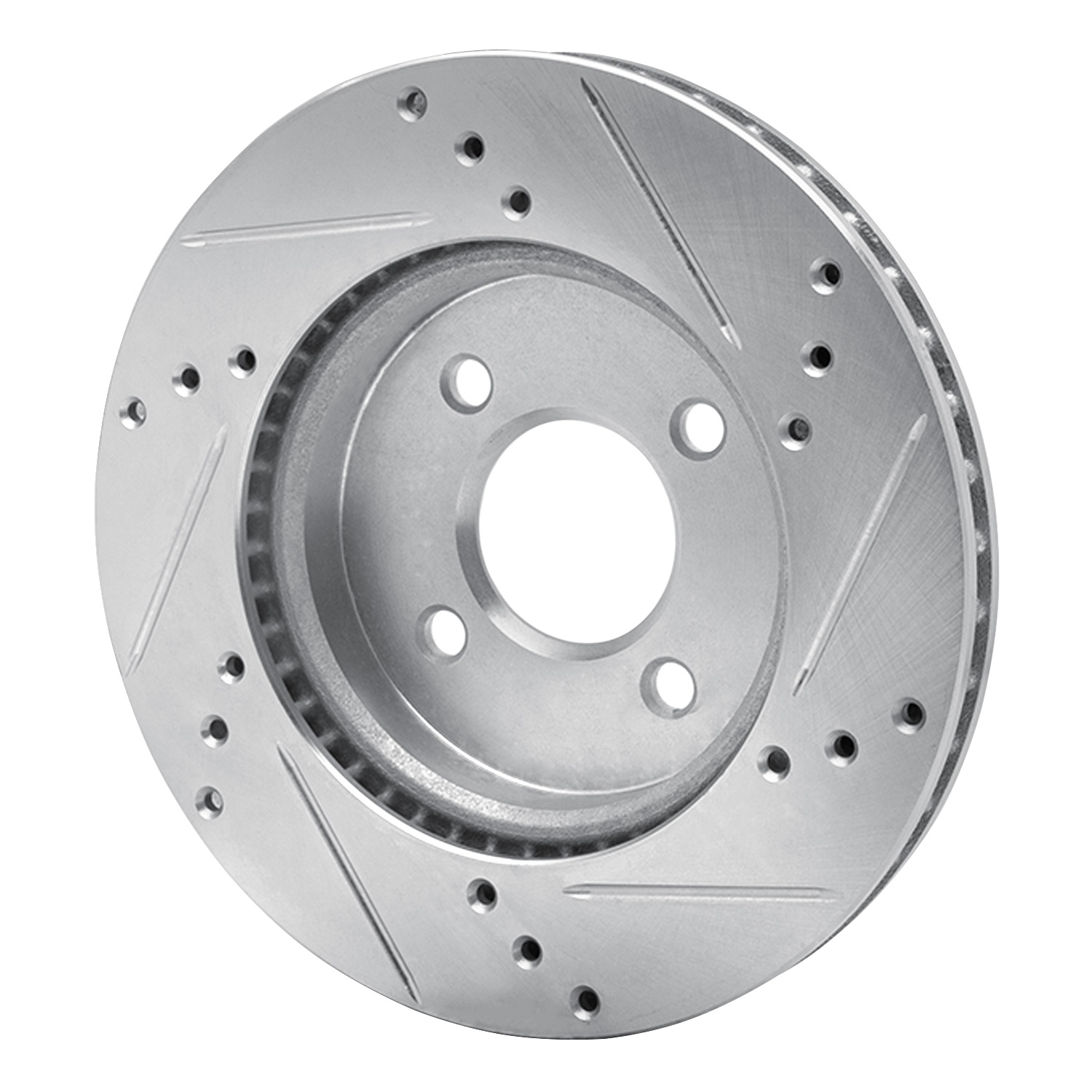 2020 Nissan March SR Silver Performance Drilled/Slotted Rotors