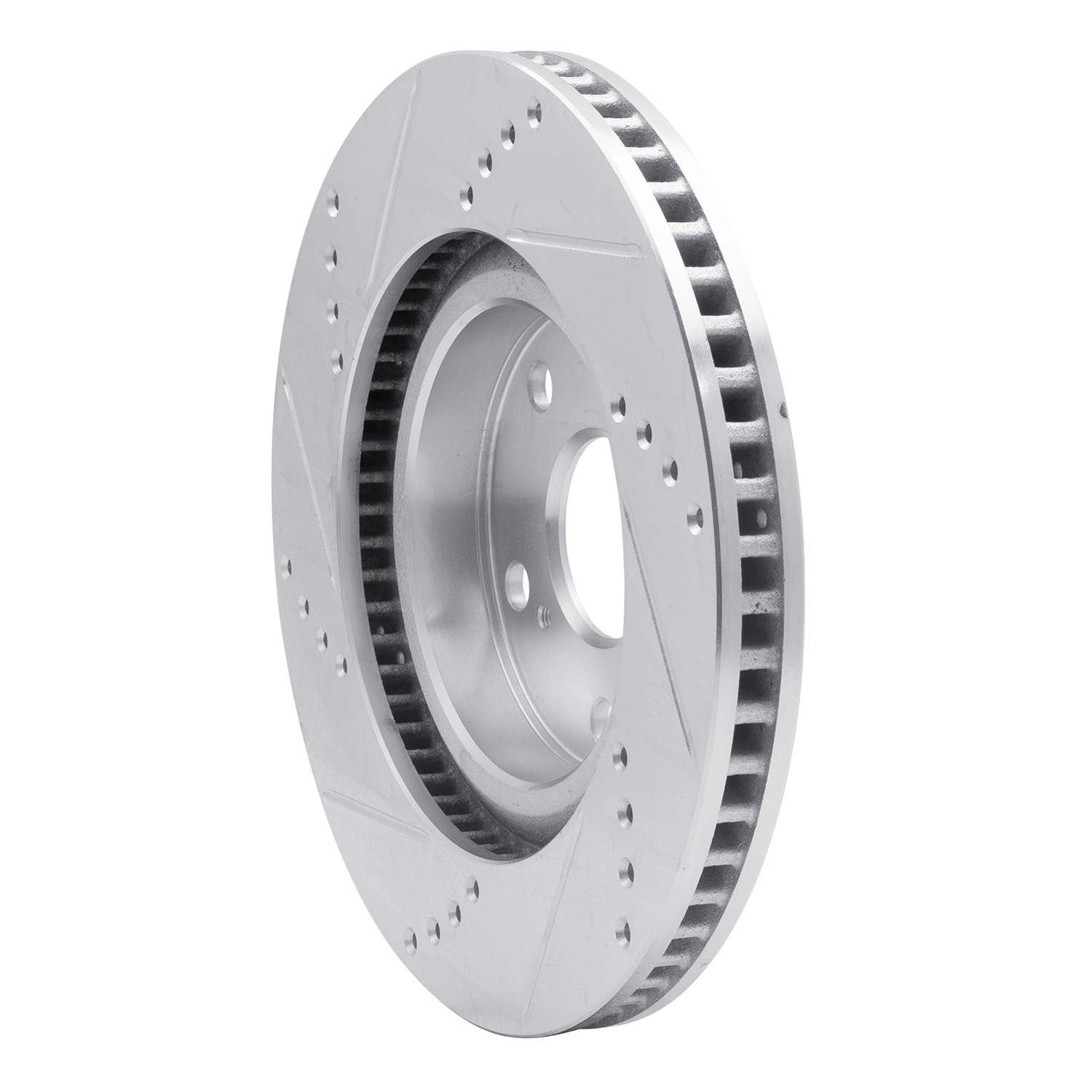 2007 Toyota RAV4 Base Silver Performance Drilled/Slotted Rotors