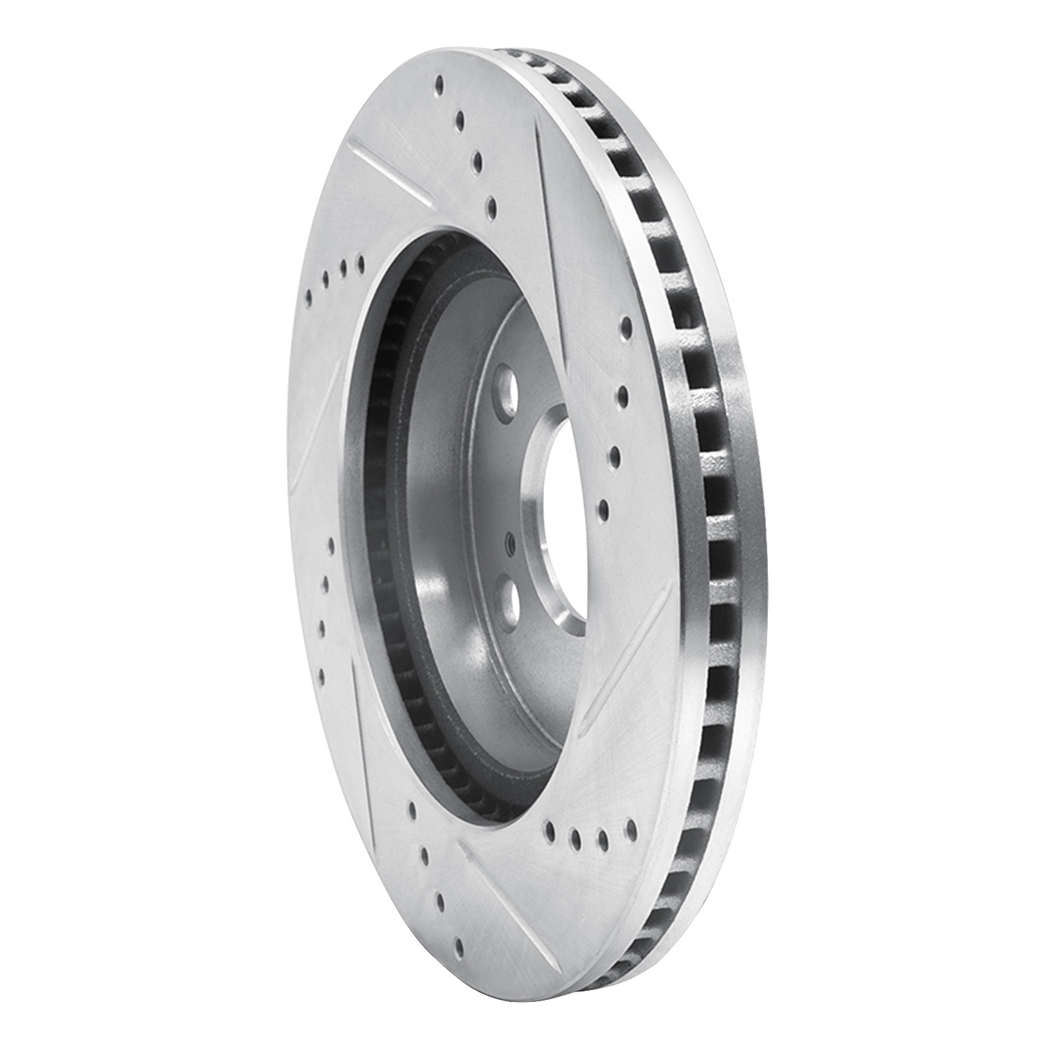 2007 Toyota RAV4 Base Silver Performance Drilled/Slotted Rotors