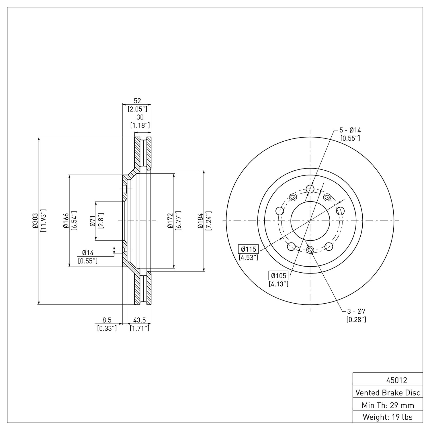 2016 Chevrolet Impala Limited Police eLINE Rotors