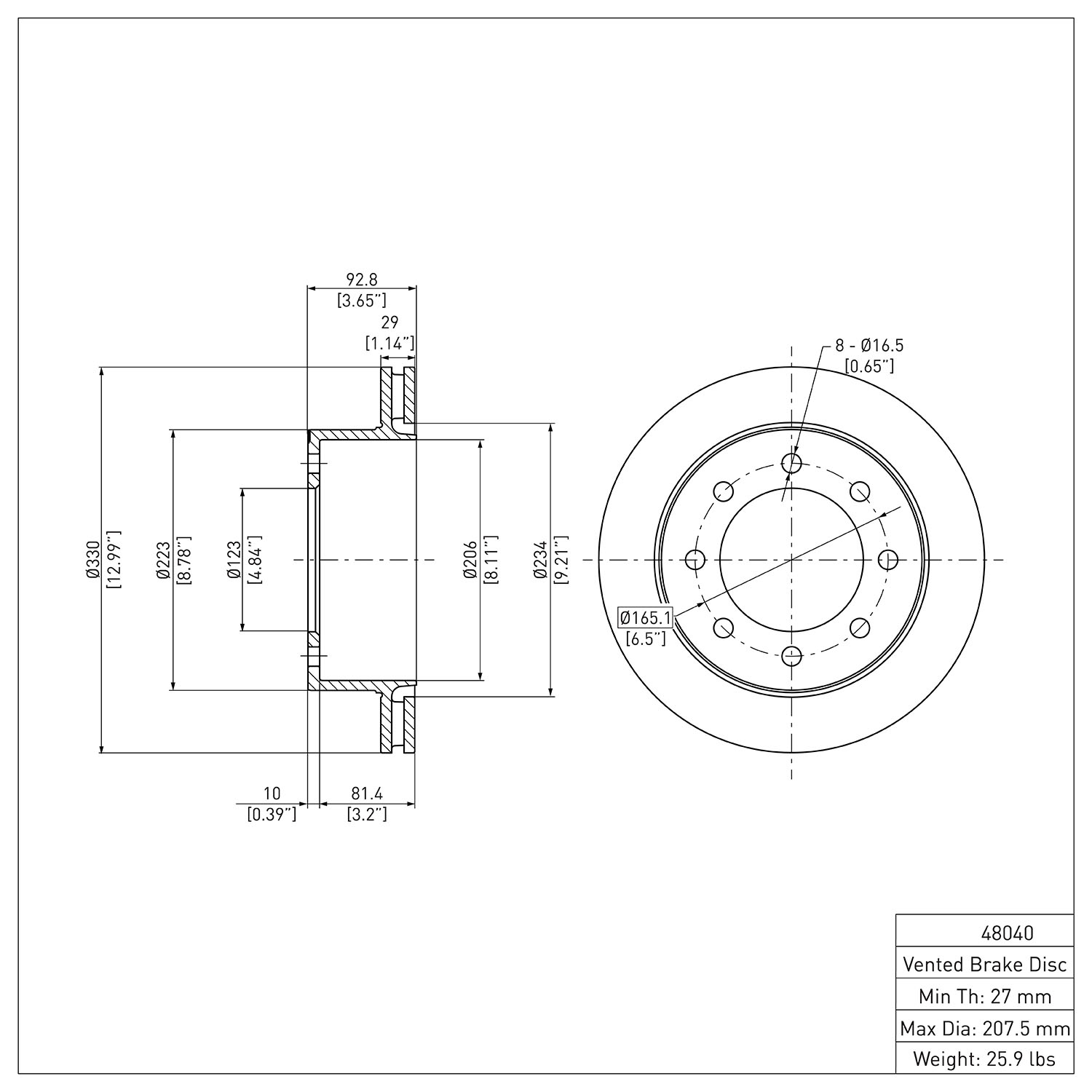 2016 Chevrolet Express 2500 Base eLINE Rotors
