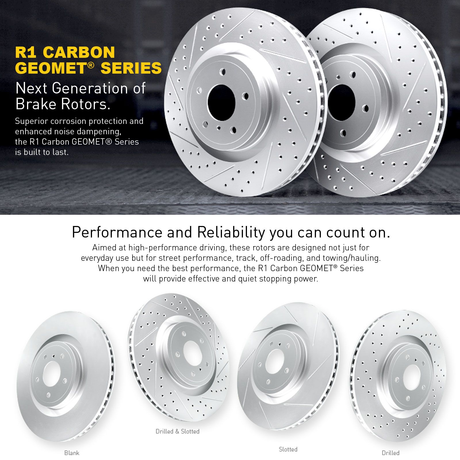 2009 Lexus GS350 Base Silver Performance Drilled/Slotted Rotor Set