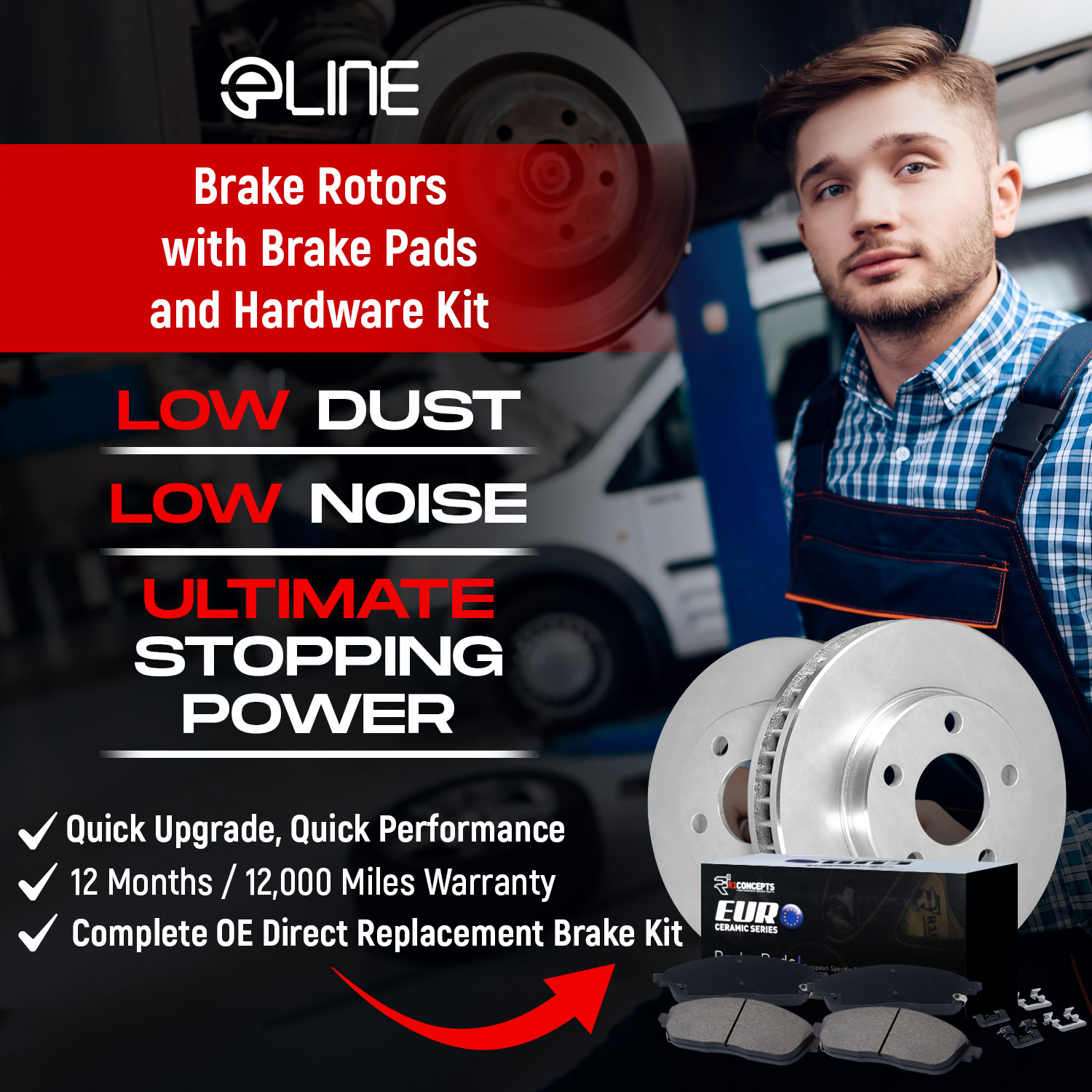 2023 Land Rover Range Rover Evoque HST eLINE Rotors with Ceramic European