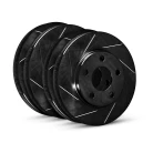 R1 eLINE Black Series Slotted Brake Rotor Set