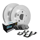 R1 eLINE Series Blank Brake Rotors; R1 CERAMIC European Series Brake Pads; Hardware