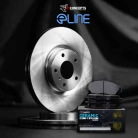 R1 eLINE Series Blank Brake Rotors; R1 CERAMIC European Series Brake Pads