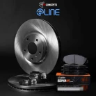 R1 eLINE Series Blank Brake Rotors; R1 SUPER Heavy Duty Series Brake Pads; Hardware
