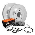 R1 eLINE Series Blank Brake Rotors; R1 SUPER Heavy Duty Series Brake Pads; Hardware & Sensor
