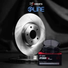 R1 eLINE Series Blank Brake Rotors; R1 OPTIMUM OEp Series Brake Pads