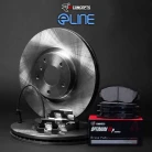 R1 eLINE Series Blank Brake Rotors; R1 OPTIMUM OEp Series Brake Pads; Hardware & Sensor
