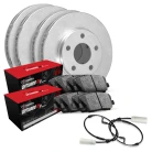 R1 eLINE Series Blank Brake Rotors; R1 OPTIMUM OEp Series Brake Pads; Sensor