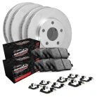 R1 eLINE Series Blank Brake Rotors; R1 PERFORMANCE Off-Road/Tow Series Brake Pads; Hardware