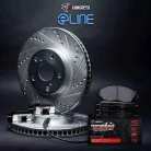 R1 eLINE Silver Series Drilled and Slotted Brake Rotors; R1 PERFORMANCE Off-Road/Tow Series Brake Pads; Hardware & Sensor