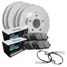 R1 GEO-Carbon Series Blank Brake Rotors; R1 CERAMIC European Series Brake Pads; Sensor