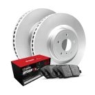 R1 GEO-Carbon Series Blank Brake Rotors; R1 OPTIMUM OEp Series Brake Pads