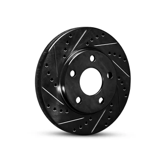 R1 eLINE Black Series Drilled and Slotted Brake Rotor