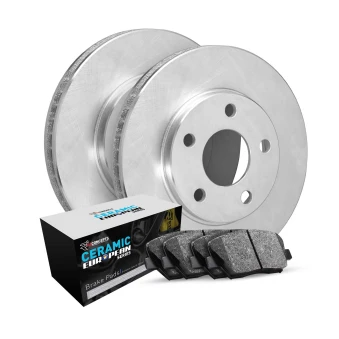 R1 eLINE Series Blank Brake Rotors; R1 CERAMIC European Series Brake Pads