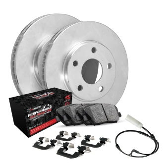 R1 eLINE Series Blank Brake Rotors; R1 PERFORMANCE Off-Road/Tow Series Brake Pads; Hardware & Sensor