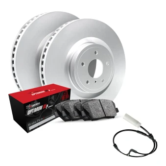 R1 GEO-Carbon Series Blank Brake Rotors; R1 OPTIMUM OEp Series Brake Pads; Sensor