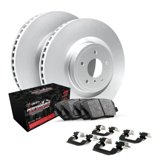 R1 GEO-Carbon Series Blank Brake Rotors; R1 PERFORMANCE Off-Road/Tow Series Brake Pads; Hardware