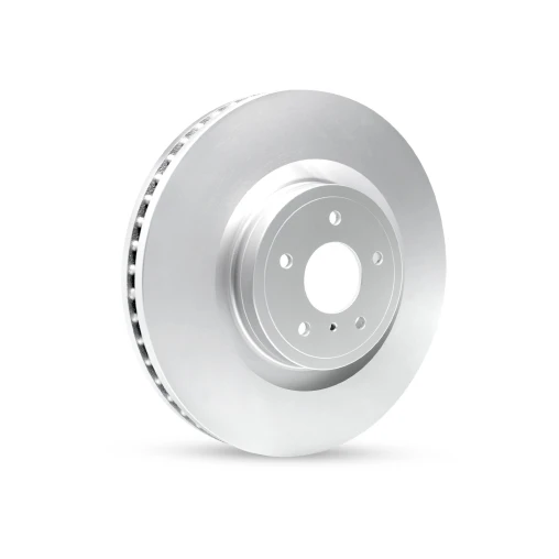 R1 GEO-Carbon blank brake rotor with a smooth face and no holes or slots