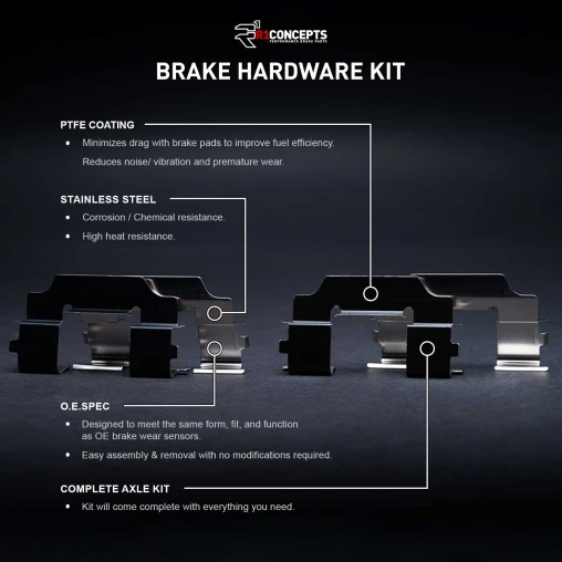 R1 Concepts Brake Hardware Kit