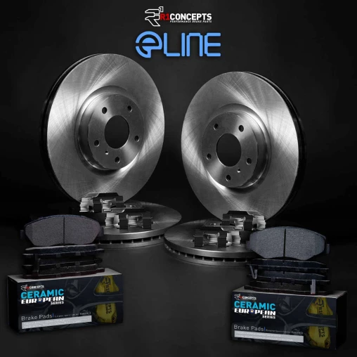Blank Rotors with CERAMIC European Pads and Hardware