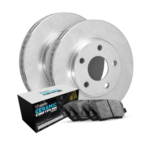 R1 eLINE Series Blank Brake Rotors; R1 CERAMIC European Series Brake Pads