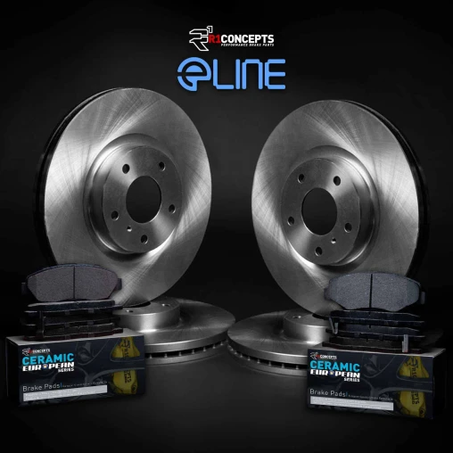 Blank Rotors with CERAMIC European Pads