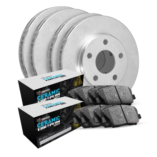 Blank Rotors with CERAMIC European Pads