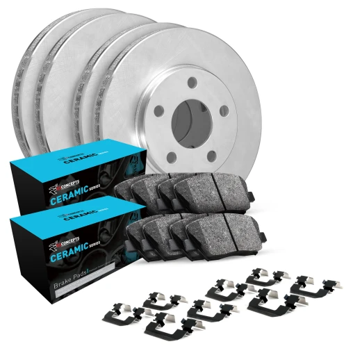 Blank Rotors with CERAMIC Pads and Hardware