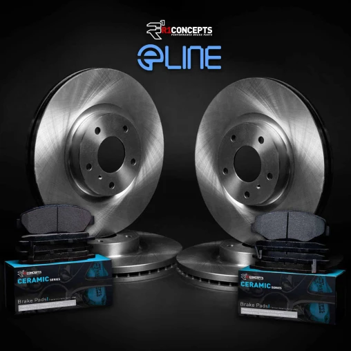 Blank Rotors with CERAMIC Pads
