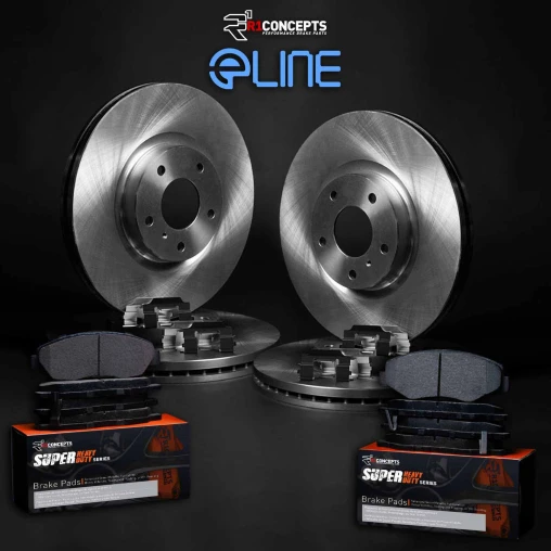 Blank Rotors with SUPER Heavy Duty Pads and Hardware
