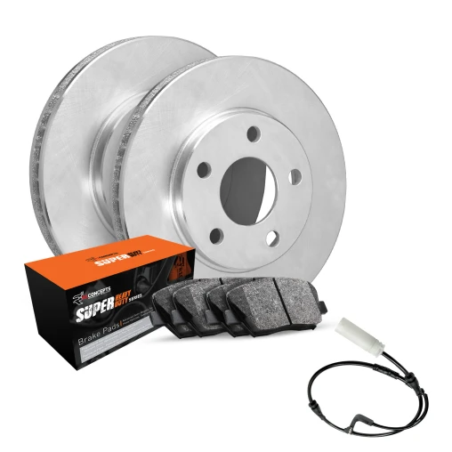 R1 eLINE Series Blank Brake Rotors; R1 SUPER Heavy Duty Series Brake Pads; Sensor