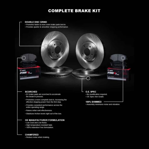 Blank Rotors with OPTIMUM OEp Pads